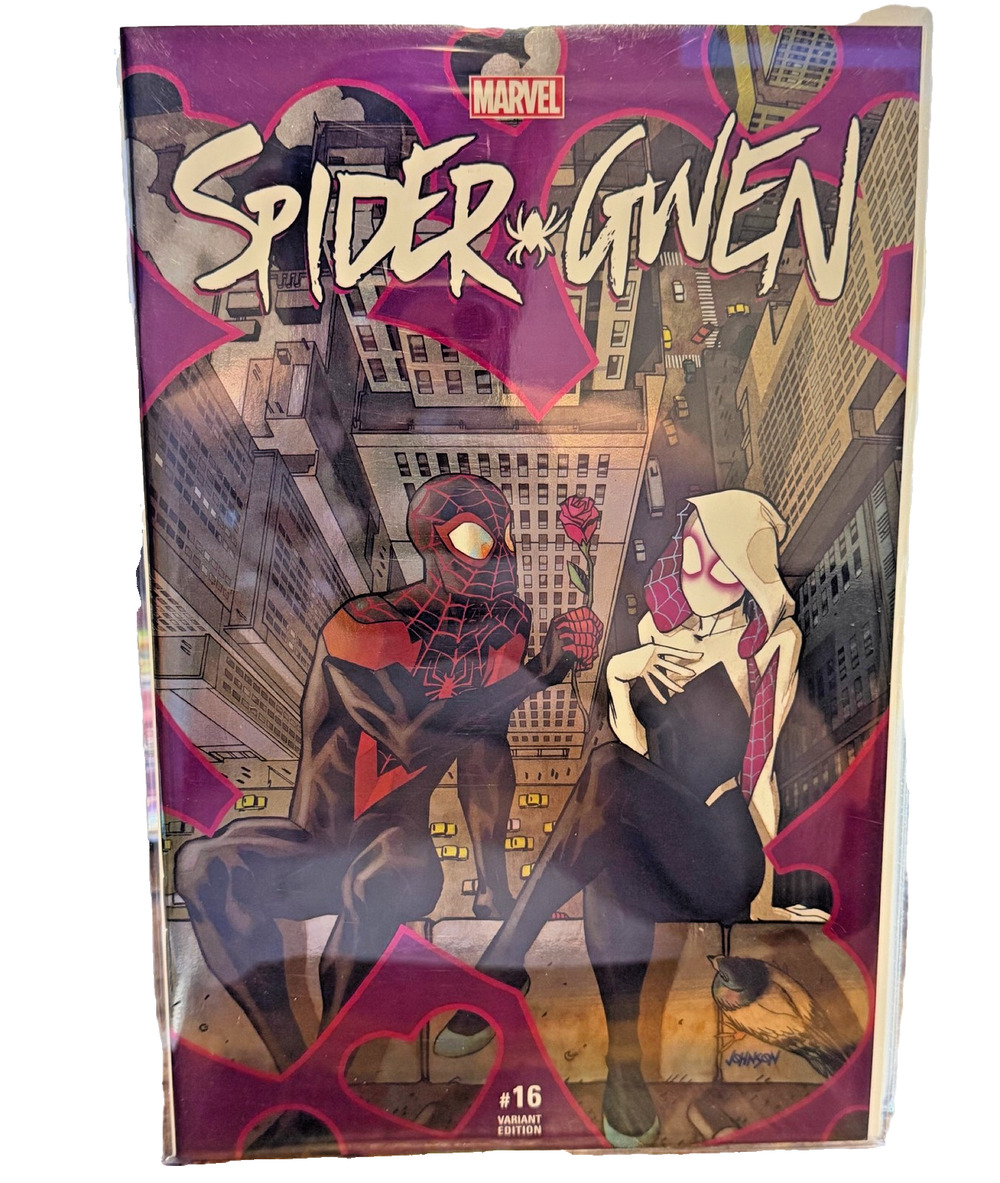 Spider-Gwen #16 Dave Johnson Mexican Foil Variant Marvel Comic